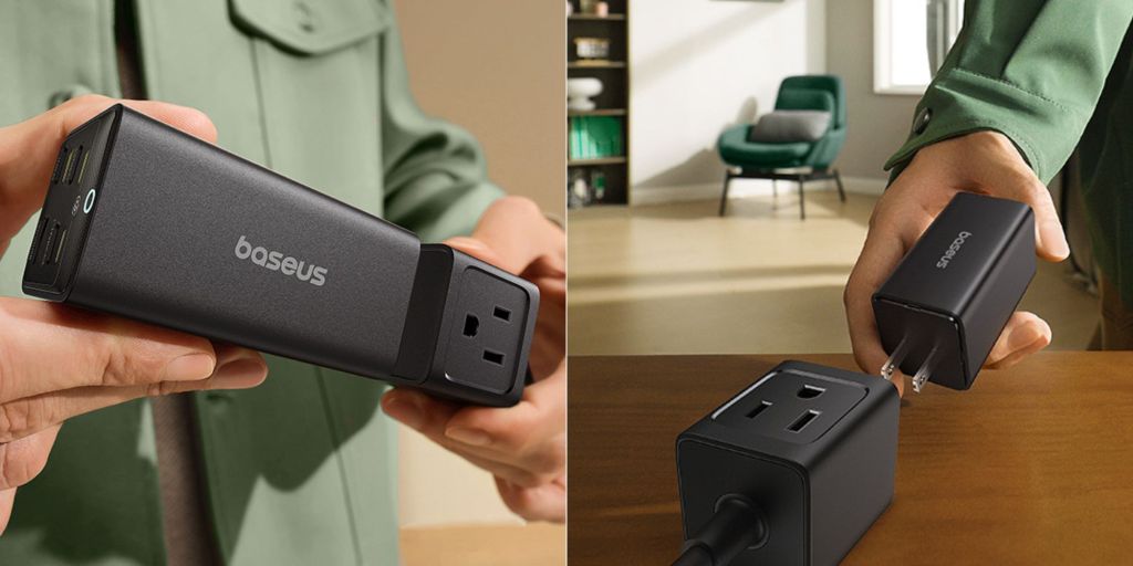 Image showing renders of Baseus' 100W detachable power strip.